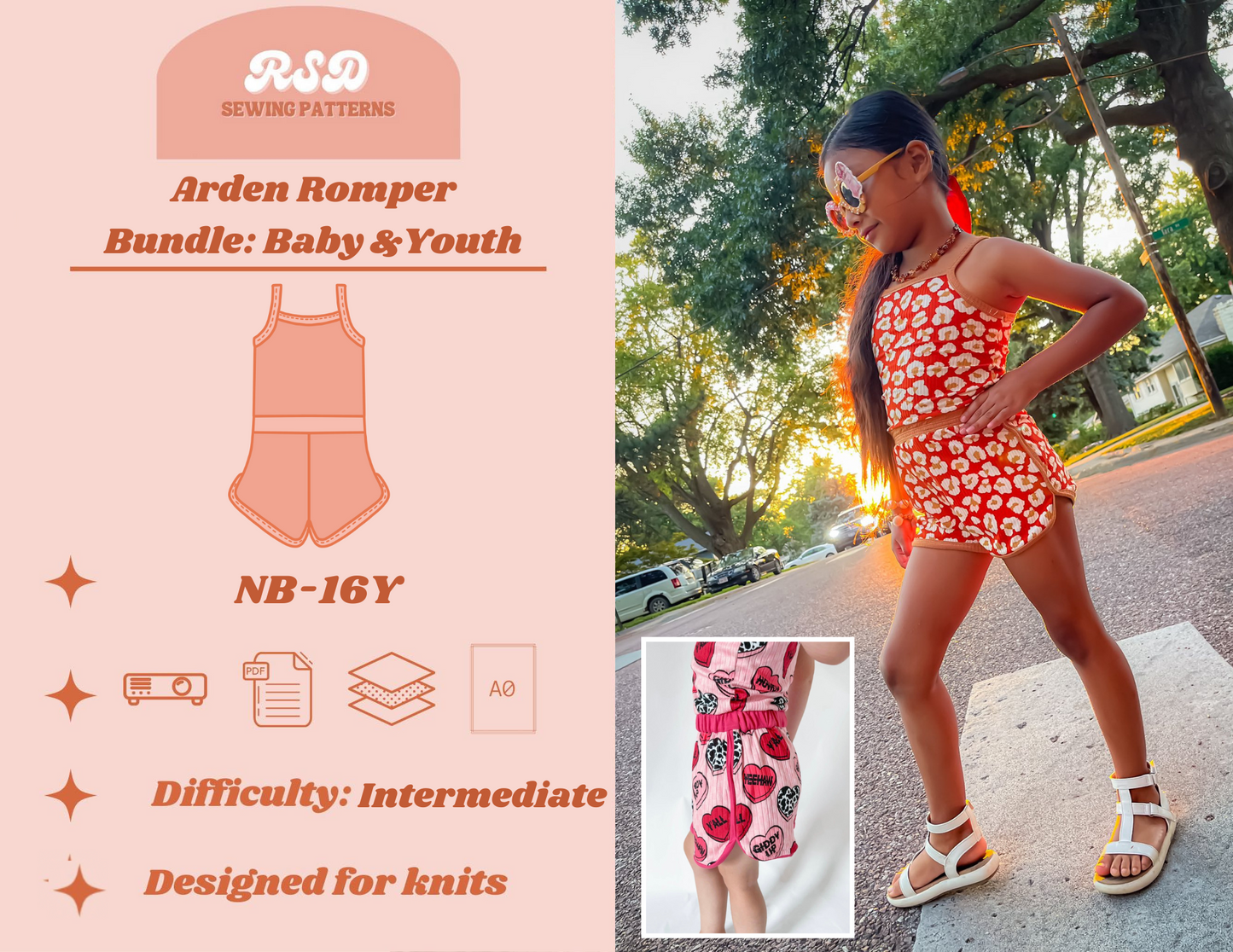 Baby & Youth Arden Romper Bundle PDF