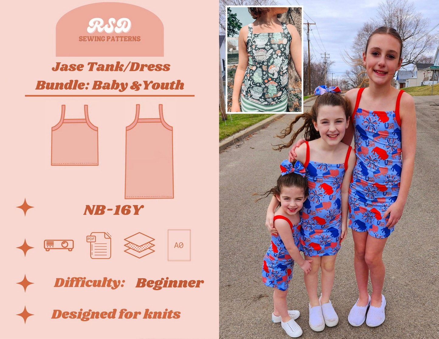 Baby & Youth Jase Tank/Dress Bundle PDF
