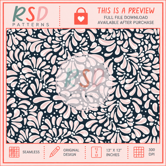 Talavera Navy Seamless File