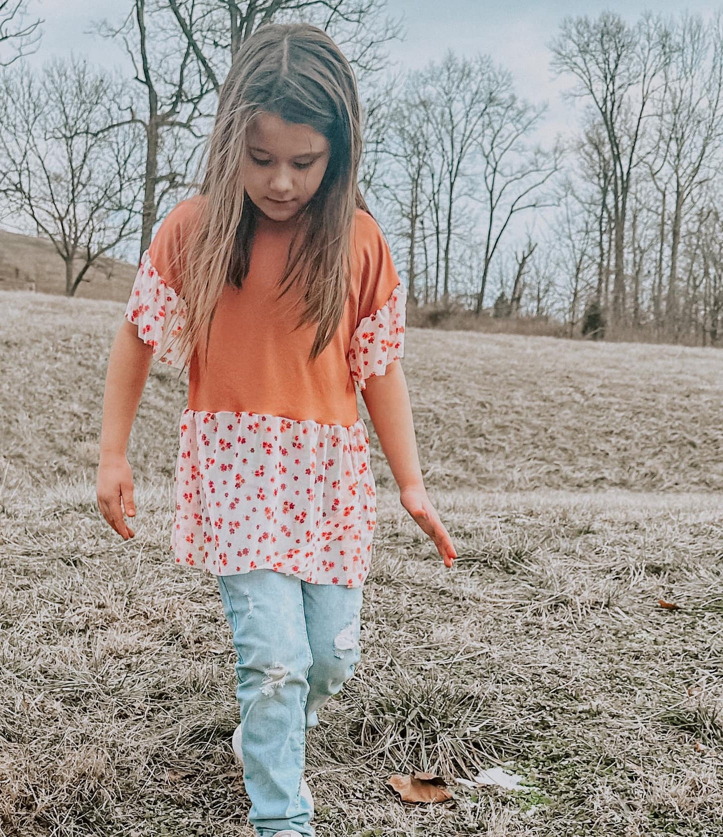 Youth Brynn Ruffle Top PDF