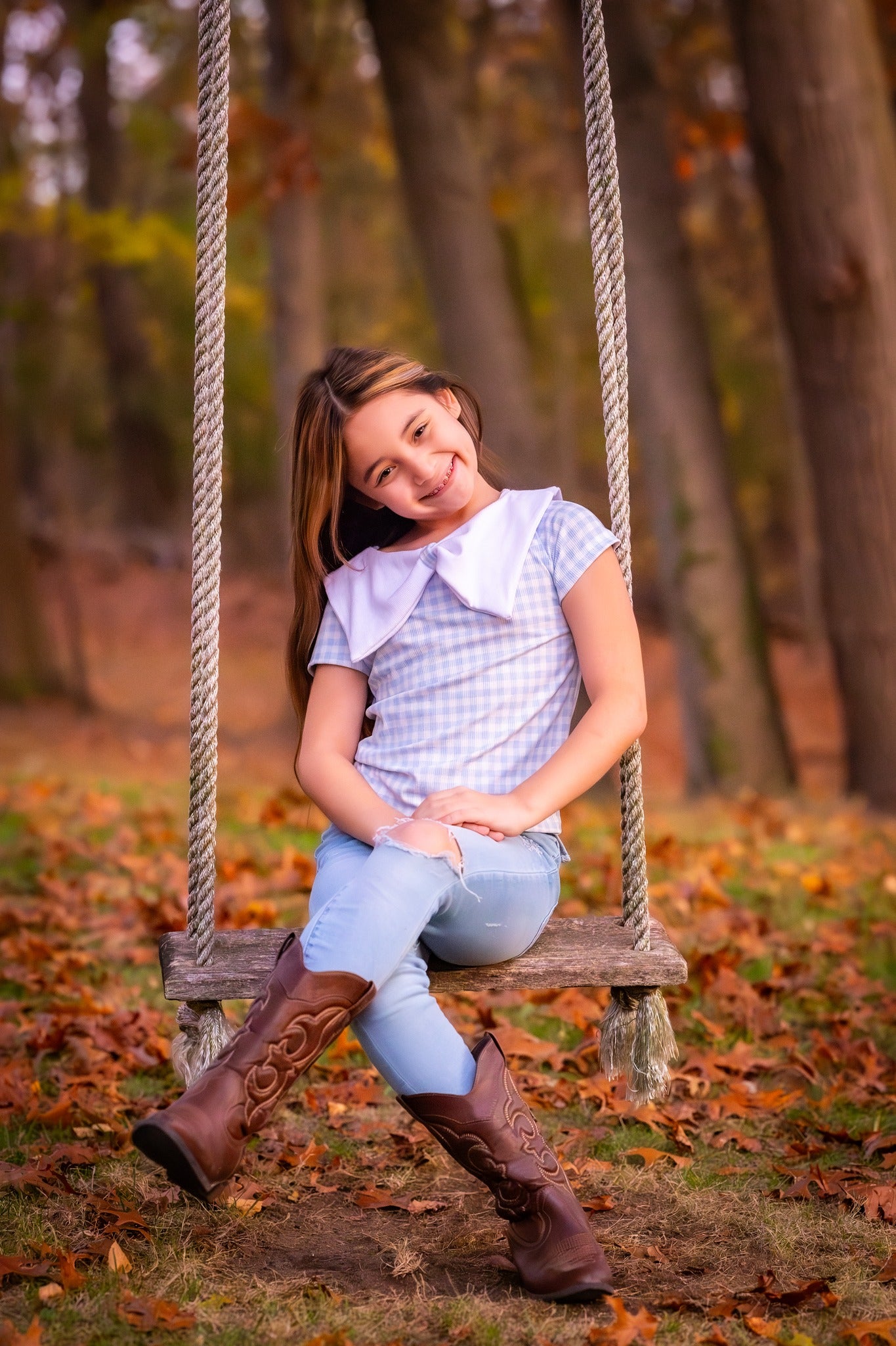 Youth Ava Bow Top PDF