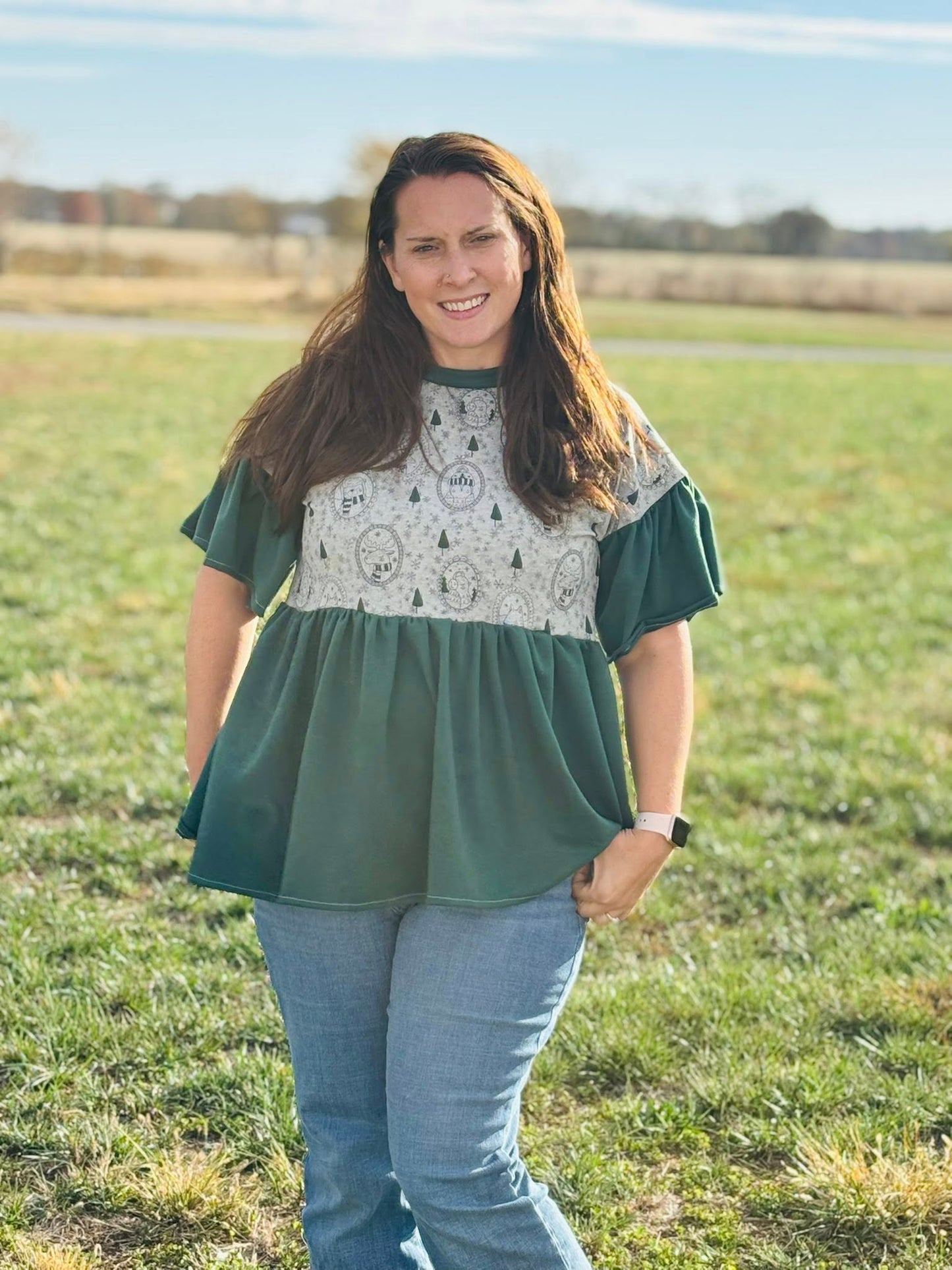 Baby, Youth, & Mommy Brynn Ruffle Top Bundle PDF