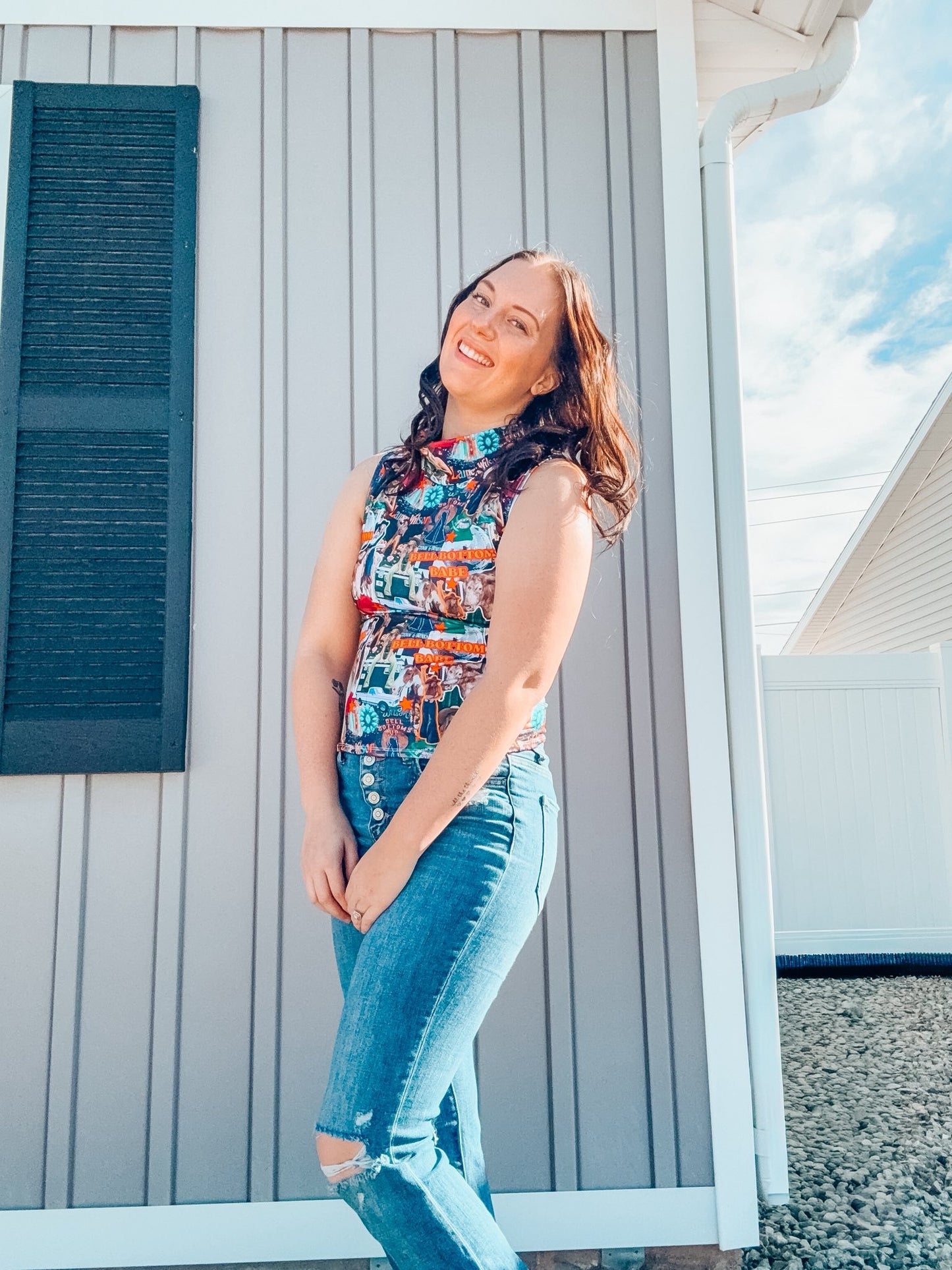 Youth Mock Neck Tank PDF