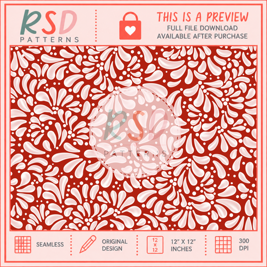 Talavera Red Seamless File