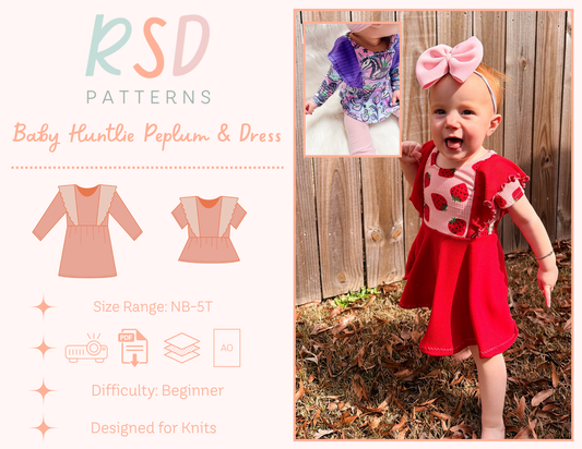 Baby Huntlie Peplum & Dress PDF