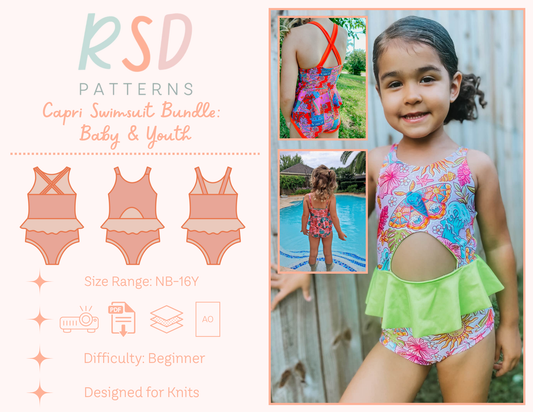 Baby & Youth Capri Swimsuit Bundle PDF