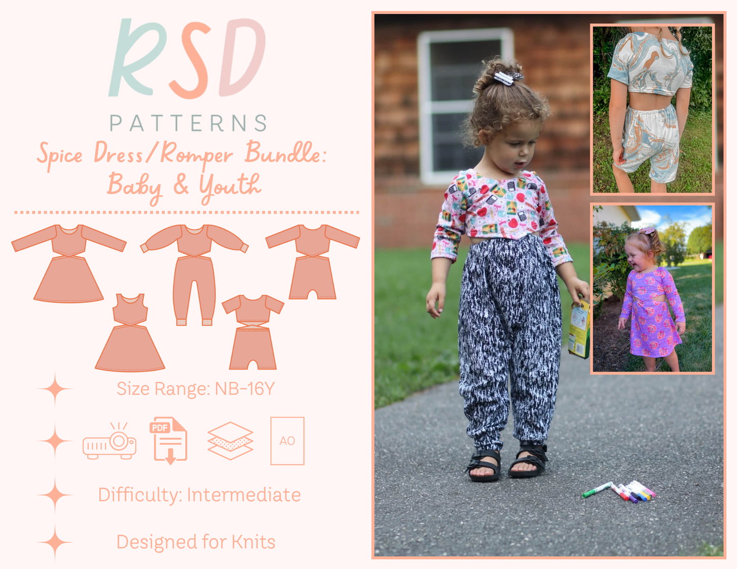 Baby & Youth Spice Dress & Romper Bundle PDF