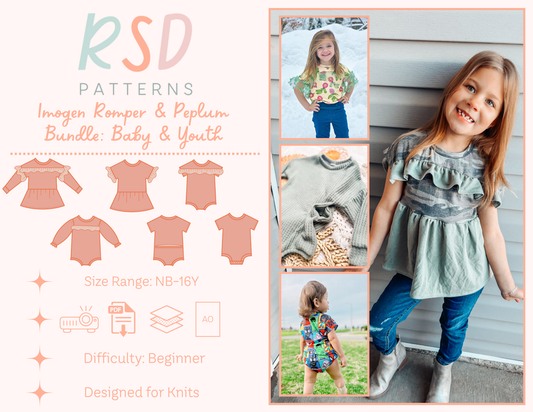 Baby & Youth Imogen Romper & Peplum Bundle PDF