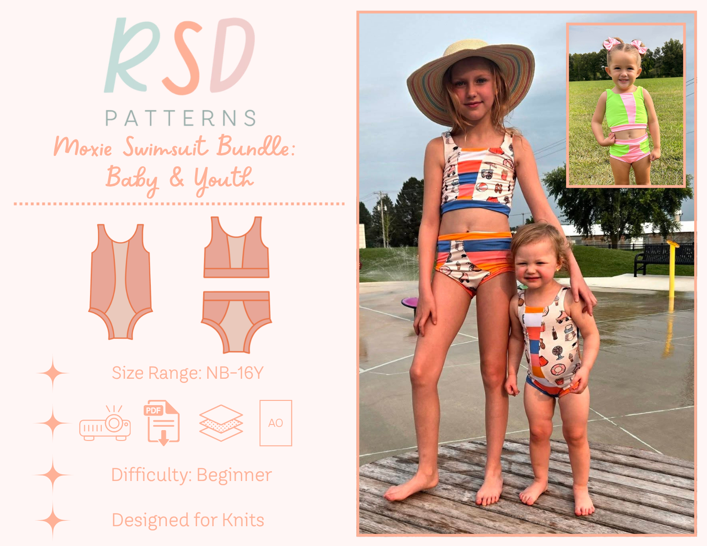 Baby & Youth Moxie Swimsuit Bundle PDF