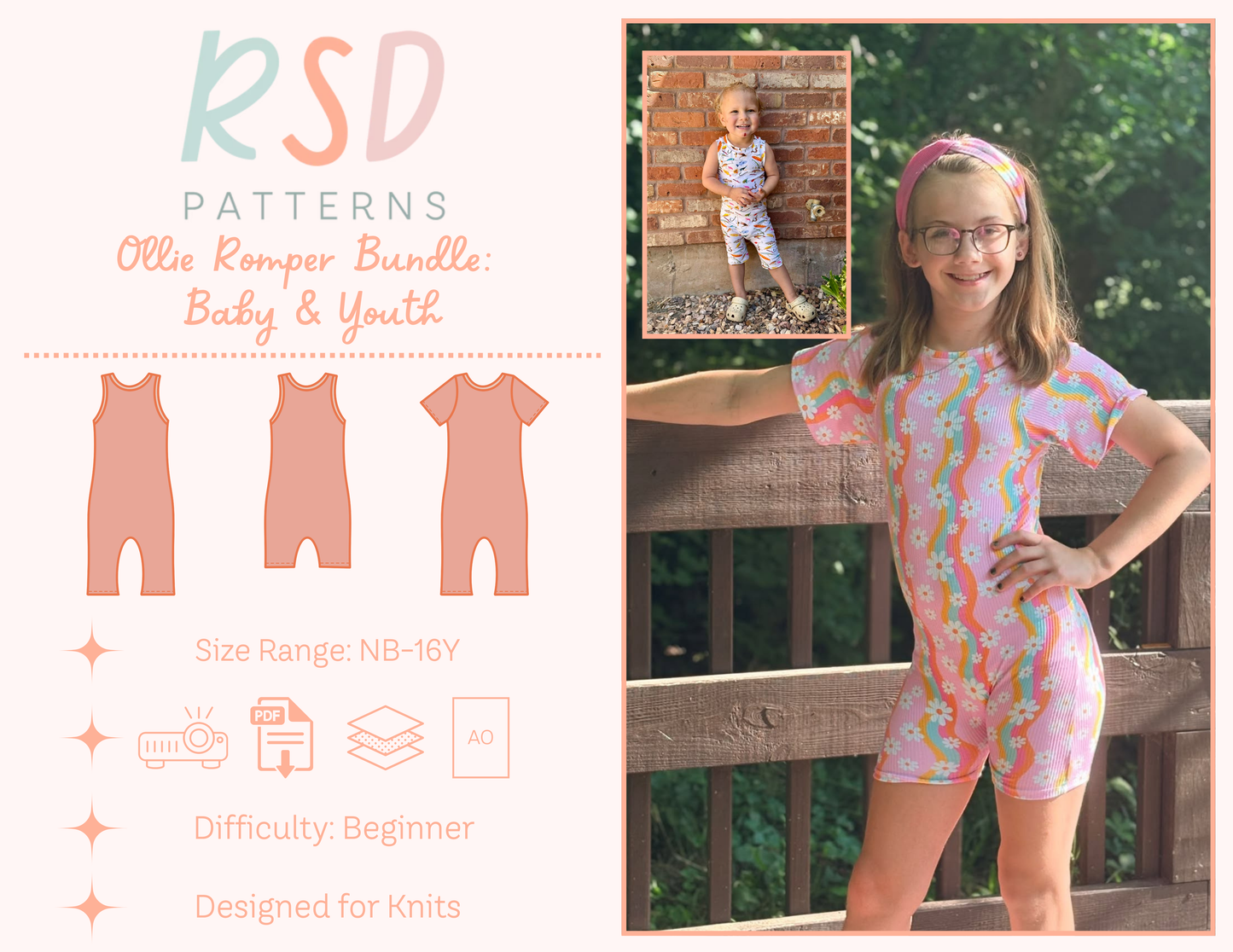 Baby & Youth Ollie Romper Bundle PDF