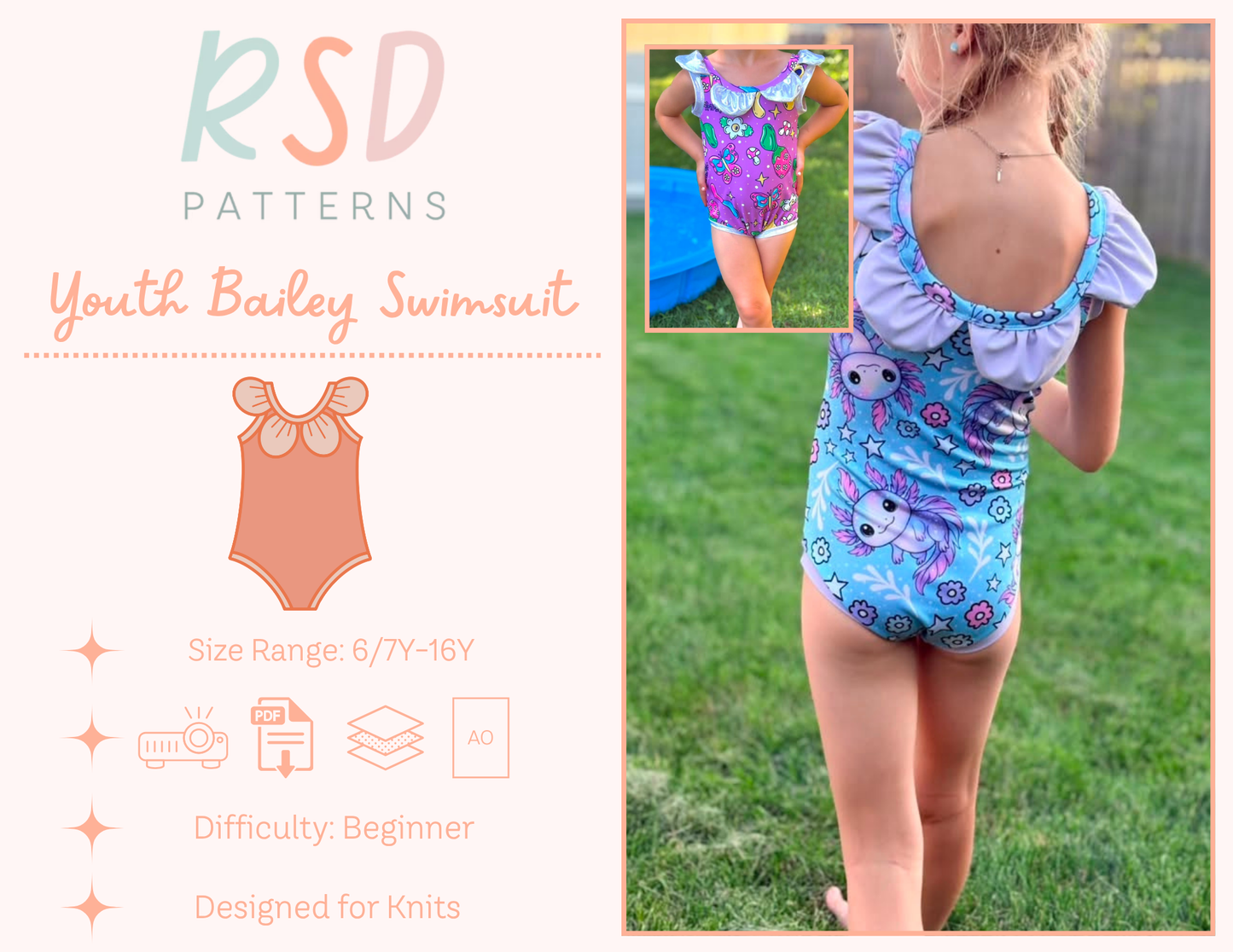 Youth Bailey Swimsuit PDF