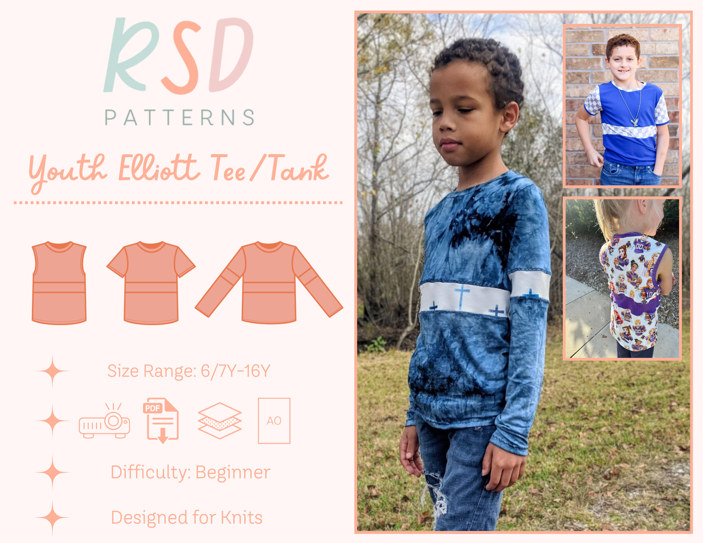 Youth Elliott Tee/Tank PDF