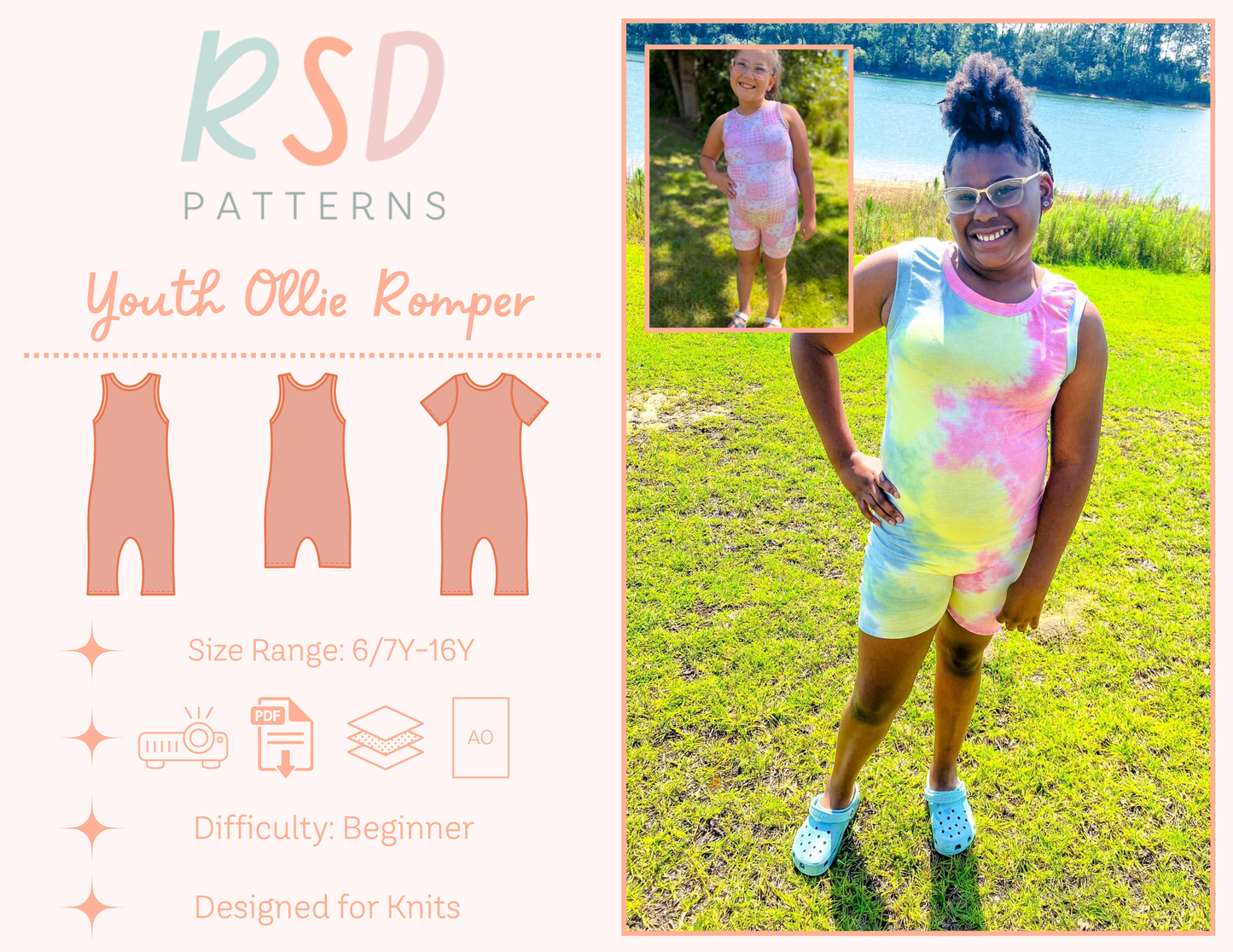 Youth Ollie Romper PDF