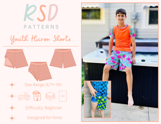 Youth Huron Swim Shorts PDF