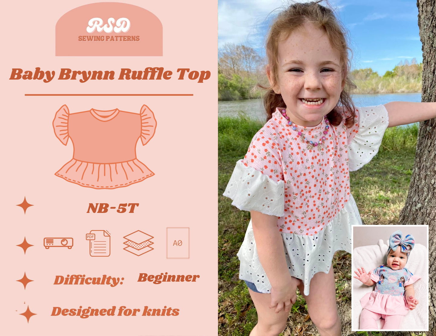 Baby Brynn Ruffle Top PDF