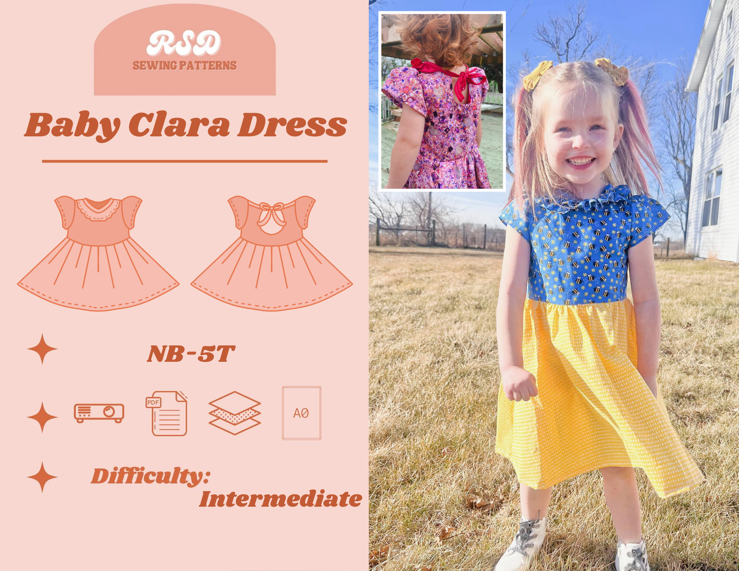 Baby Clara Dress PDF