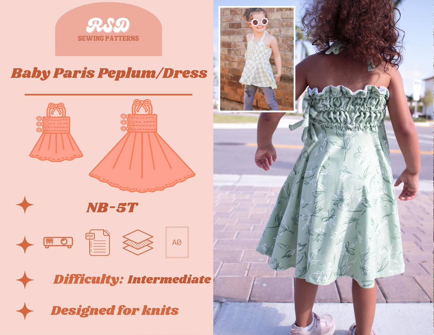 Baby Paris Peplum/Dress PDF