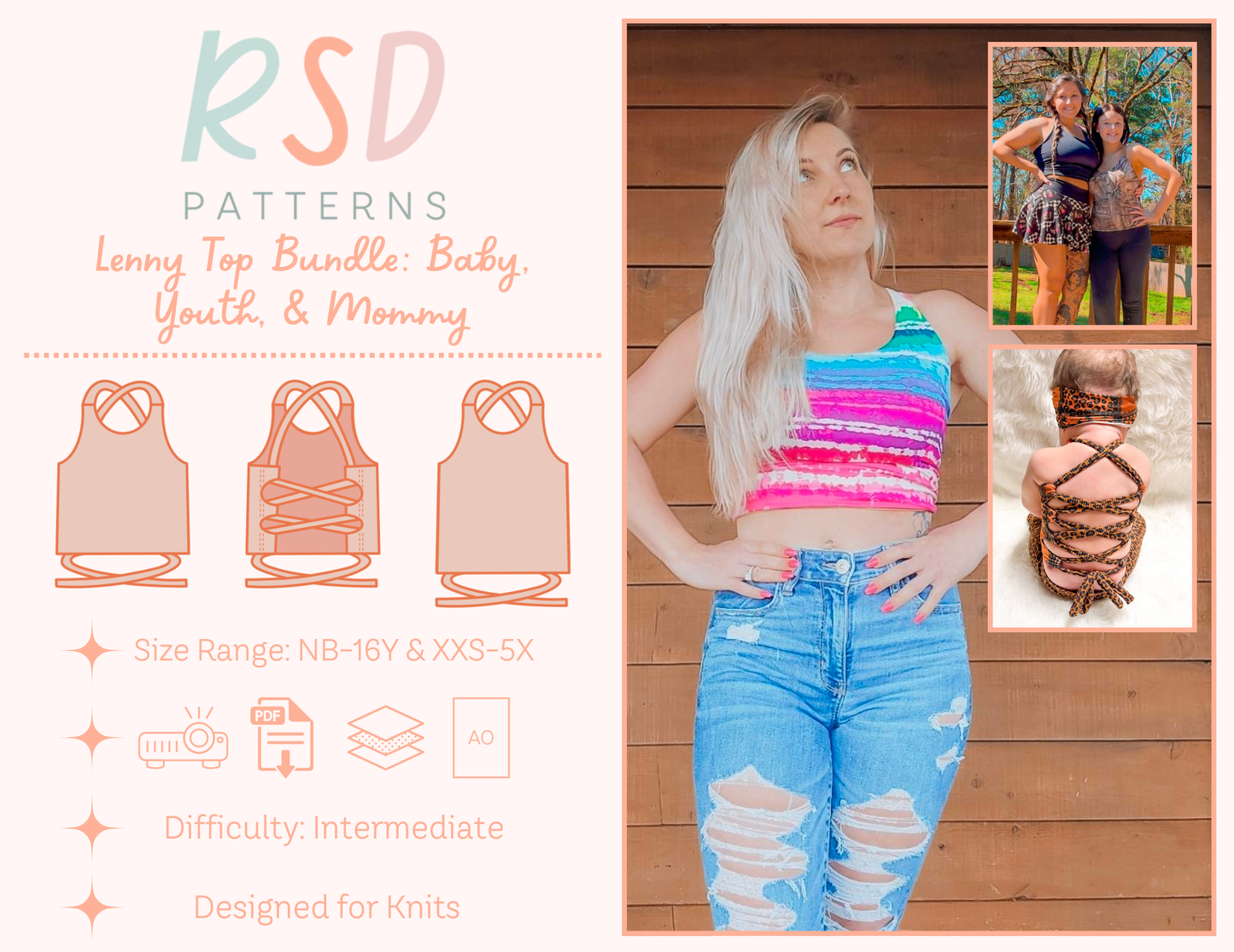 Baby, Youth, & Mommy Lenny Top Bundle PDF