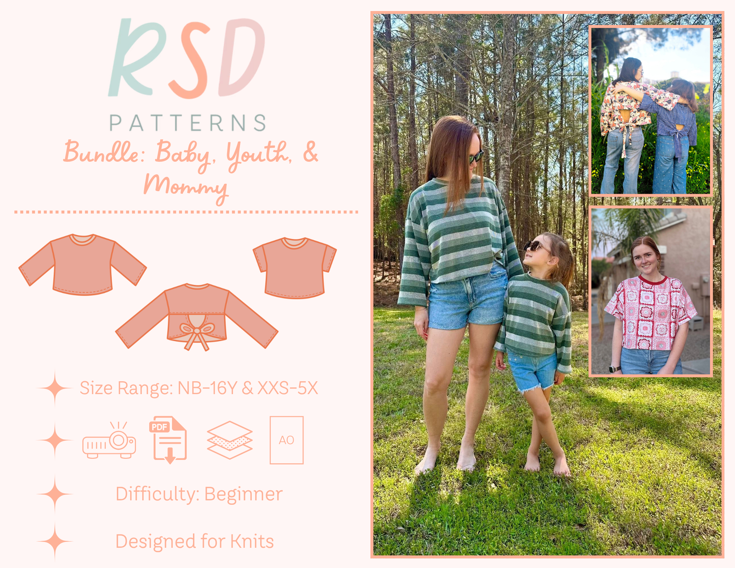 Baby, Youth, & Mommy Maeve Top Bundle PDF