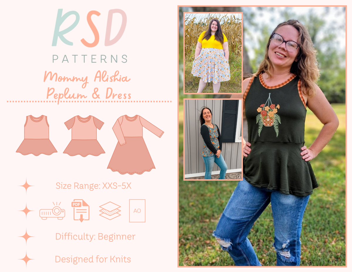 Mommy Alishia Peplum & Dress PDF