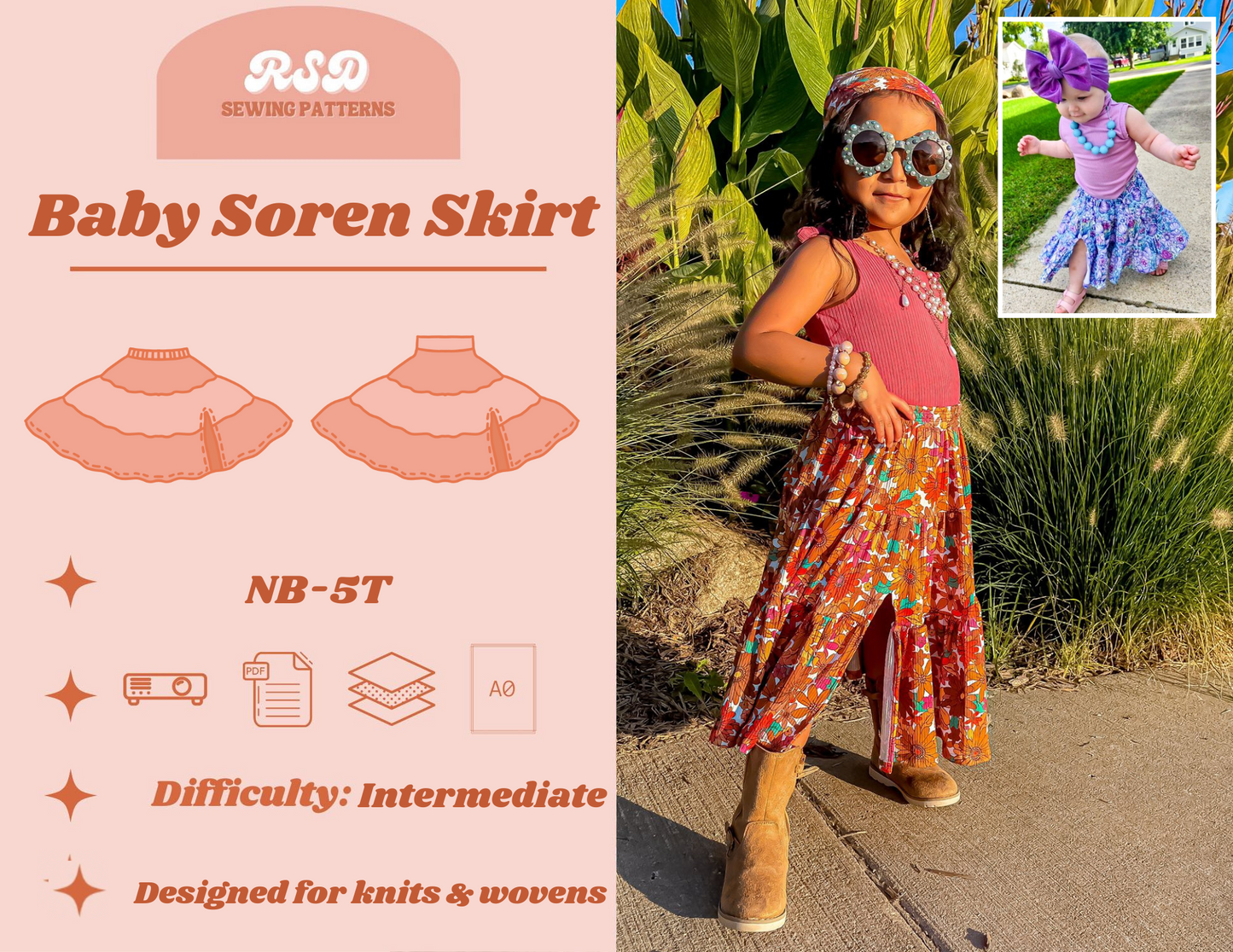 Baby Soren Skirt PDF