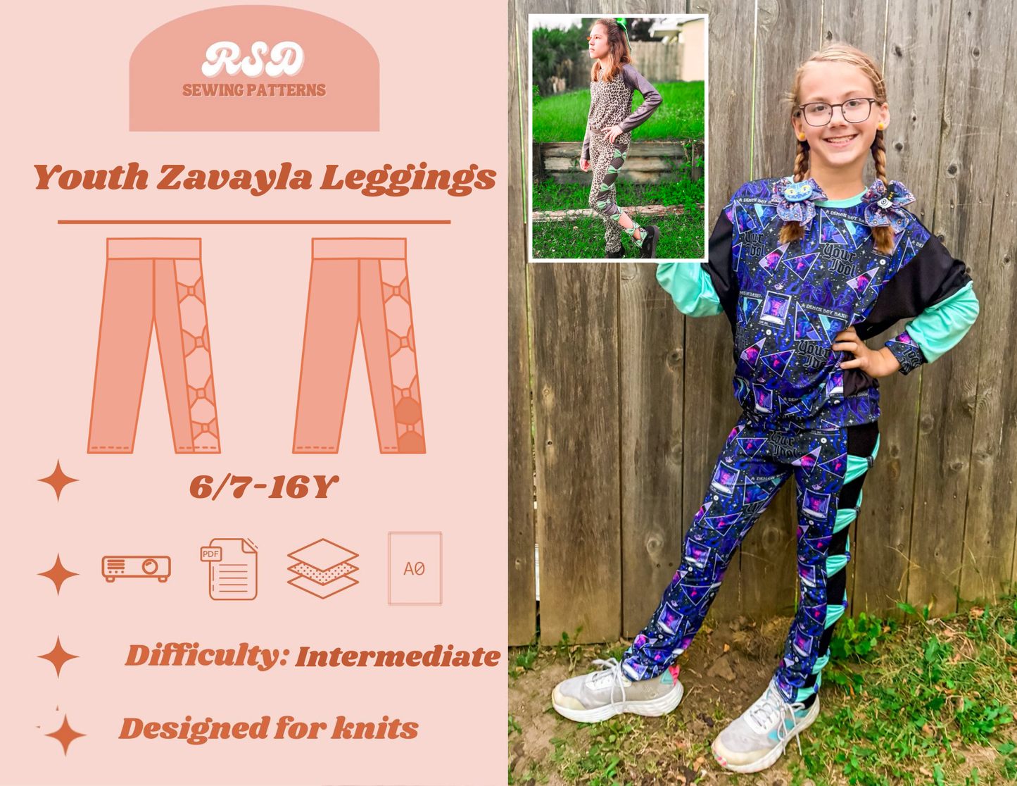 Youth Zavayla Leggings PDF