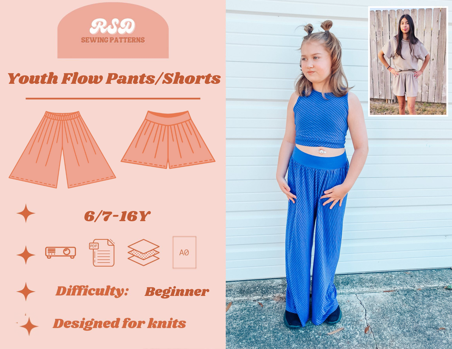 Youth Flow Pants/Shorts PDF